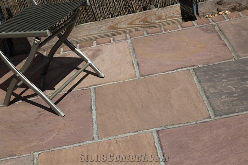 Autumn Brown Sandstone Patio Floor Tiles From United Kingdom