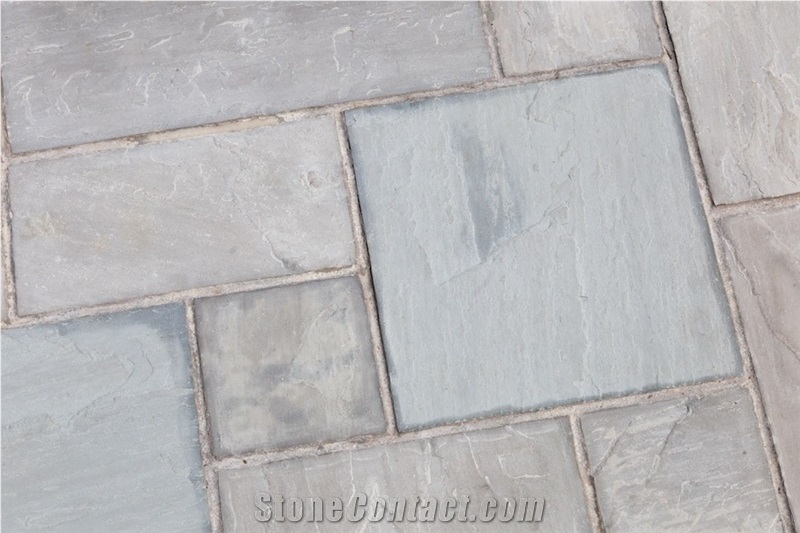 Kandla Grey Sandstone Patio Pattern