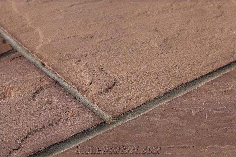 Modak Sandstone Hand Cut Patio Floor Tiles