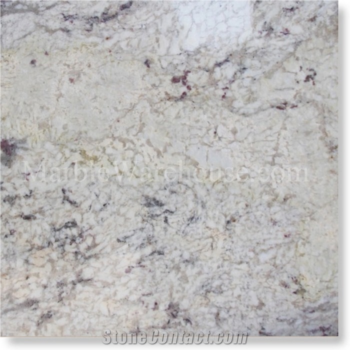 Bianco Romano Granite Tile 12"x12", Brazil White Granite