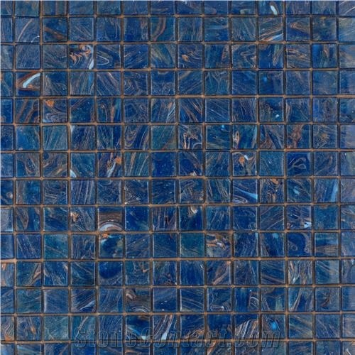 DT - Elemental Glass Blue Mosaic
