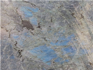Labradorite Granite Tile, Madagascar Blue Granite
