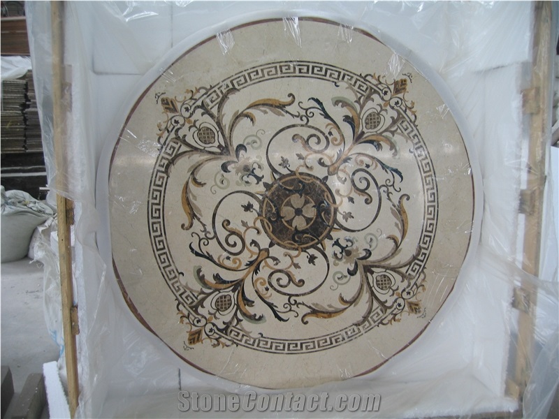 Marble Warterjet Inlay,marble Madellions