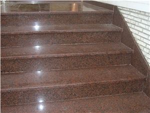 Bundela Red Granite Stairs