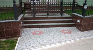 Jhansi Red Granite Stairs