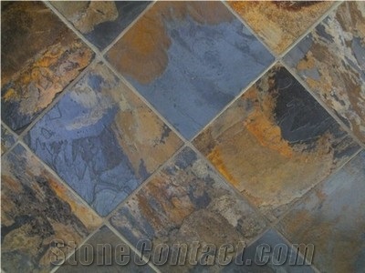 Autumn Multi Colour Slate Tiles From Australia Stonecontact Autumn Multi Colour Slate Tiles