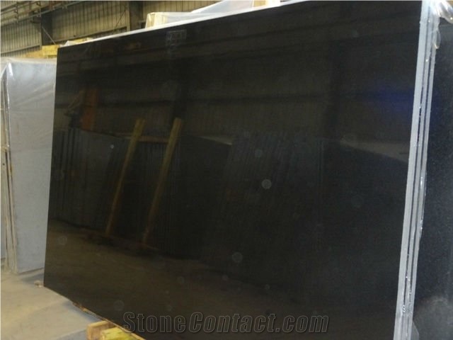 Absolute Black Granite Slabs & Tiles, India Black Granite