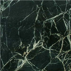 Spider Green Marble Slabs & Tiles, India Green Marble