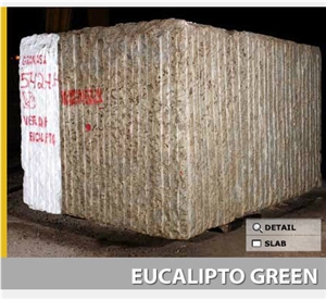 Eucalypto Green Granite Blocks, Verde Eucalipto Granite