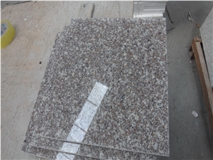 China G664 Granite Tiles & Slab, China Pink-Brown Granite