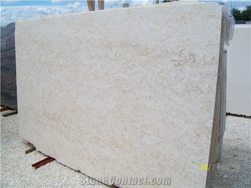 Perlato Coreno Limestone Slabs, Italy Beige Limestone