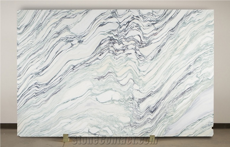 Bianco Ondulare Marble Slabs 2 cm Polished, Italy White Marble