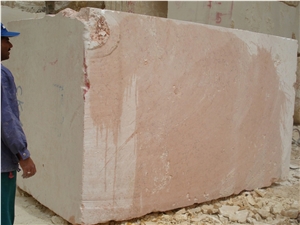 Rosetta Fiori Marble Blocks, Egypt Pink Marble