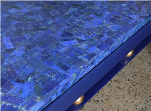 Lapiz Lazuli, Blue Gemstone & Precious Mosaic