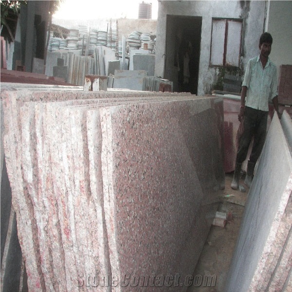 Rosy Pink Granite Slab, Multi Pink Granite Slabs & Tiles