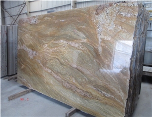 Hot Sell India Imperial Gold Granite Slab