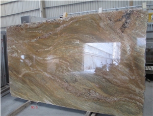 Hot Sell India Imperial Gold Granite Slab