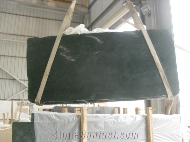 Polished India Verde Guatemala Medium Green Marble Big Slabs, Wall Floor Covering Tiles, Skirting, Popular Natural Building Stone Pattern Decoration, Indoor Interior House Use, Factory Good Quality