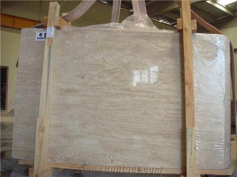 Light Travertine Slabs & Tiles, Turkey Beige Travertine