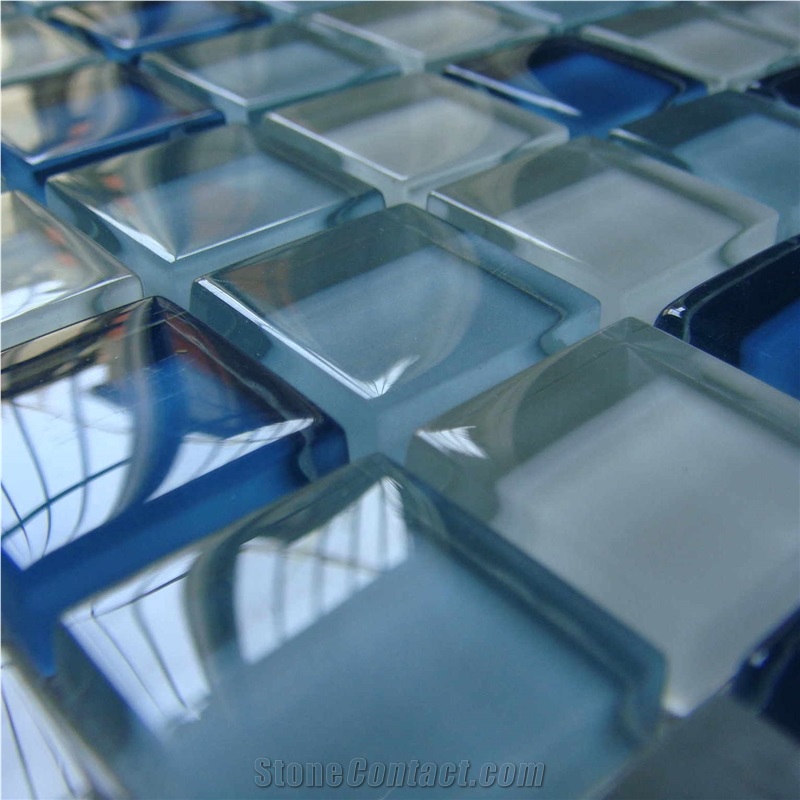 High Quality Glass and Marble Mosaic Tile (HCM-X-038)