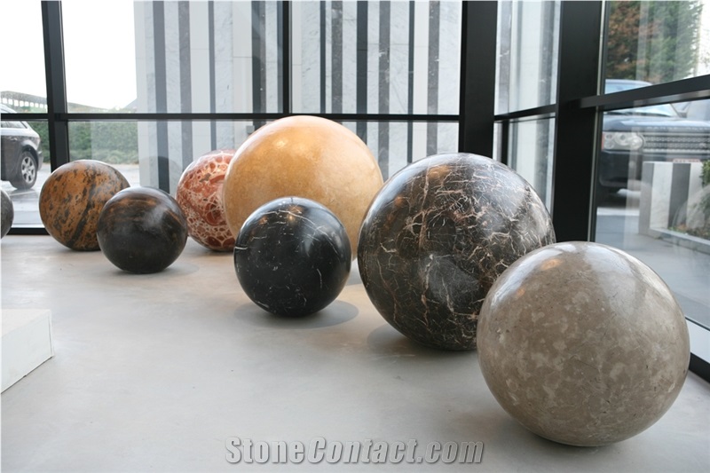 Polished Marble Balls for Landscaping