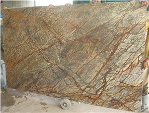 Bidasar Brown Marble ,Rainforest Brown Marble