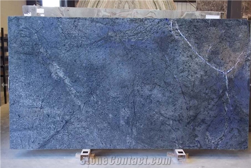 Blue bahia granite slab