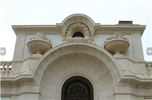 Bianco Avorio Limestone Building, Walling
