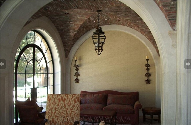 Stone Arch Design, Beige Limestone Arch Design