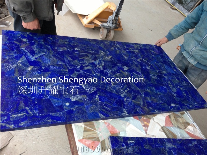 Blue Semi Precious Stone/ Lapiz Lazuli Tile/ Lapiz Lazuli Slab