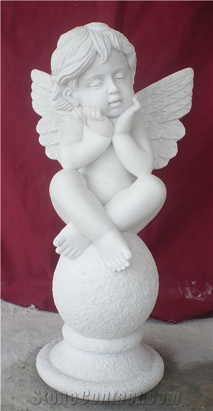 Angel Statues, White Marble Statues