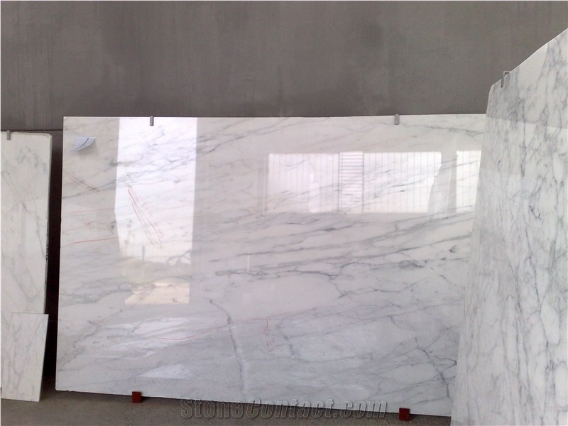 Italian Carrara Slabs & Tiles , Bianco Carrara White Marble