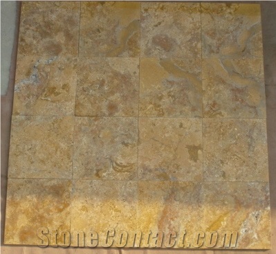 Fairy Gold Tiles, Pakistan Yellow Limestone