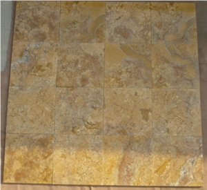 Fairy Gold Tiles, Pakistan Yellow Limestone