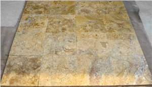Fairy Gold Tiles, Pakistan Yellow Limestone