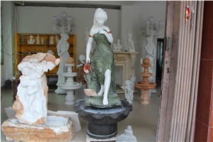 European Character Stone Sculpture, Marble Sculpture