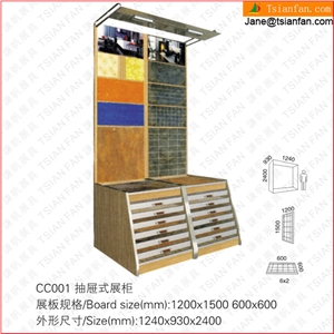 Cc001 Stone Tile Stand for Showroom Exhibttion
