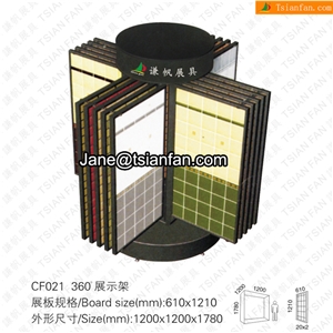 CF021 Rotating Porcelain Tile Display Rack