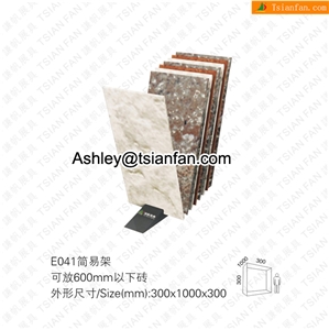 E041 Sample Board Display,mdf Board Rack, Metal Display Rack