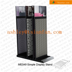 ME049 WOOD FLOOR DISPLAYS,NATURE STONE DISPLAY RACK,MDF DISPLAY BOARD
