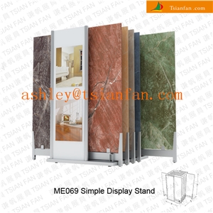 ME069 TILE DISPLAY STAND, Wood Display Rack, Retail Display Rack