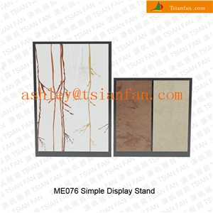 ME076 TILE DISPLAYS,METAL DISPLAYS, WOOD DISPLAY RACK