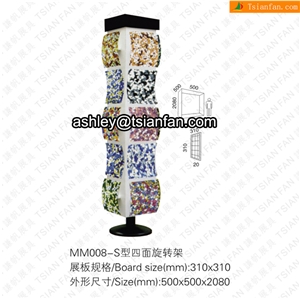 MM008 TILE DISPLAY RACK, ACRYLIC DISPLAY STAND, PLASTIC DISPLAYS