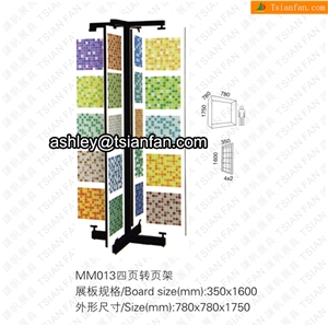 MM013 MOSAIC SHOWROOM DISPLAY,SHOWROOM EXHIBITION RACK,SHOWROOM RACKS