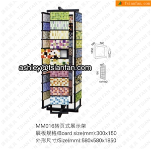 MM016 ROTATING DISPLAY,TOTATION DISPLAY RACK, MOSAIC TILE DISPLAY
