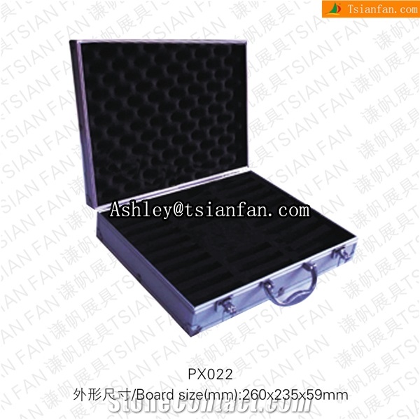 PX022 Aluminum Sample Box,aluminum Tile Case,aluminum Quartz Box