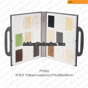 PY002 Plastic Display Case, Plastic Sample Book,acrylic Sample Book