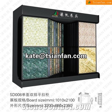 SD008 Stone Display Stand, Slab Display Rack, Ceramic Tile Display Racks, Mosaic Tile Display Shelve