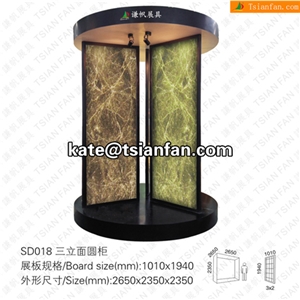 SD018 Stone Display Stand, Slab Display Rack, Ceramic Tile Display Racks, Mosaic Tile Display Shelve