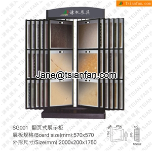 SG001 Rotation Slabs Stone Display Stands